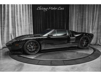 used 2006 ford gt beautiful black on black! hre wheels! custom interior!