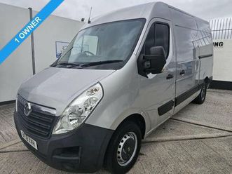 vauxhall movano 2.3 cdti 3500 panel van 5dr diesel manual fwd l2 h2 euro 6 (start/stop) (110 ps)