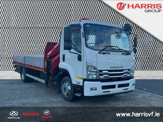 isuzu npr 11t f-series dropside with palfinger 110