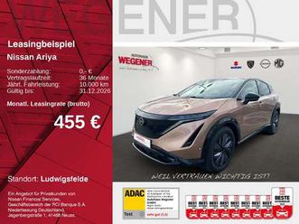 ariya evolve pack 87kwh bose pano led hud afa