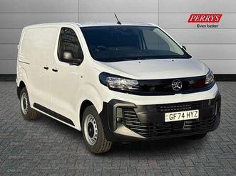 vauxhall vivaro 2.0 turbo d 145 prime h1 van