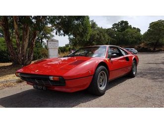 1980 ferrari 308 rouge manuel, 5 vitesses conduite à gauc...
