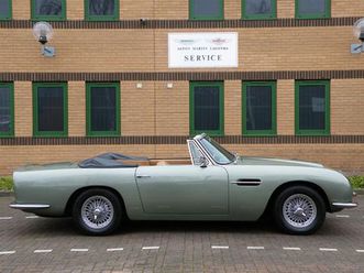 sold db6 volante. original manual. matching numbers. 2 owners.
