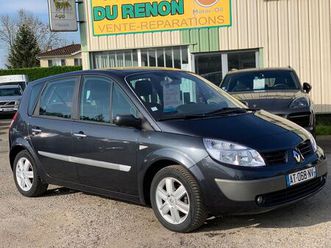 renault scenic ii 1.5 dci 105 cv bt6 confort dynamique gris eclipse etat hors norme incluant 4500 euros de travaux pour la vente climatisation regulateur feux a