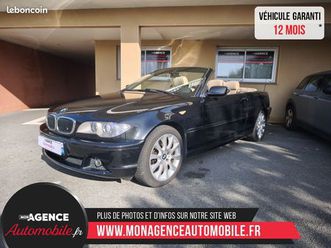 BMW SERIE 3 CABRIOLET bmw-serie-3-e46-330cd-cabriolet-'1ere-main'-garantie-12-mois