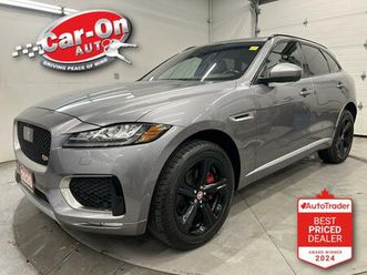 used 2020 jaguar f-pace s awd | 380hp supercharged v6 | leather