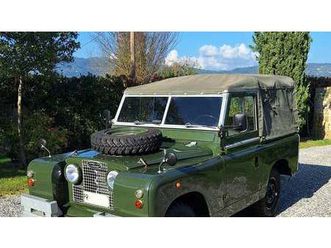 1965 land rover series 2 verde scuro manuel conduite à ga...