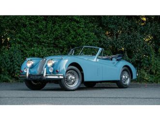 1955 jaguar xk140 bleu manuel, 5 vitesses conduite à gauc...