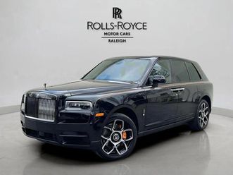 certified 2024 rolls-royce cullinan black badge w/ driver's package raleigh nc 27616