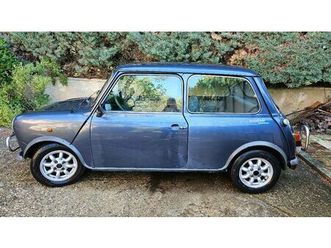 1990 mini classic bleu manuel, 4 vitesses conduite à gauc...