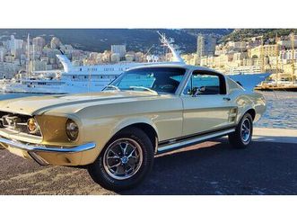 1967 ford mustang fastback 67 gta code s (390ci – 6,4l 320hp) a vendre
