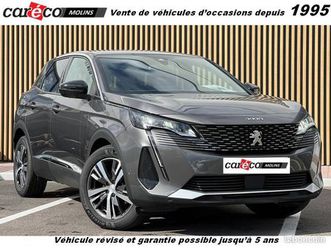 peugeot 3008 1.2 130ch s&s allure pack eat8 / moteur garantie stellantis 10 ans ou 180 000km