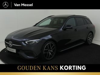 mercedes-benz c-klasse estate - 180 star edition / stoelverwarming / achteruitrijcamera / panorama-schuifdak / night-pakke
