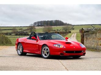 now sold - lhd ferrari 550 barchetta “fiorano handling pack”