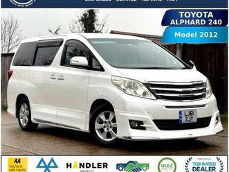 toyota alphard toyota alphard 240 x, 2.4 auto ulez 8 seat 61-12 fresh import verified miles , finance avail