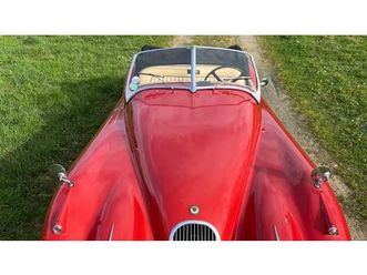 1954 jaguar xk120 rouge manuel, 5 vitesses conduite à gau...