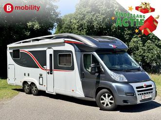 burstner bit 875 ixeo plus 875 g elegance 180pk automaat | level systeem | enkele bedden | airco | zonnepaneel | vloerverwarming