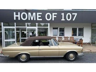 mercedes-benz 280 se 3,5 flachkühler cabrio,deutsches fahrzeug