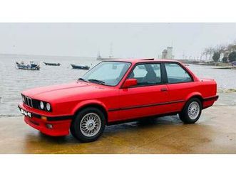 1990 bmw 3 series rouge manuel, 5 vitesses conduite à gau...