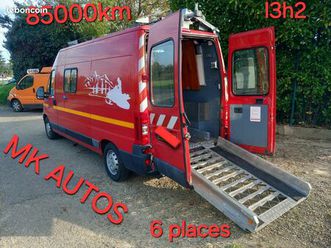 citroën jumper 2.2 hdi 100cv 2002. 7 places équipée rampe de chargement aménagé isolation 85000km mk autos