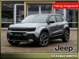 jeep avenger summit 156pk 1100 kg trekgewicht !!! leer / navi