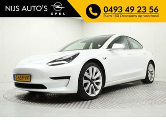 tesla model 3 long range awd 75 kwh | trekhaak af fabriek | autopilot | panoramadak | navigatie fullmap | nl auto