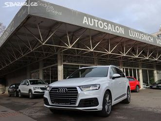 audi q7, 3.0tdi v6 210kw s-line 7 míst