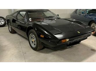 1982 ferrari 308 noir manuel, 5 vitesses conduite à gauch...