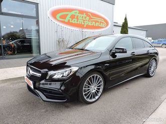 mercedes classe cla shooting brake 45 amg 381 ch speedshift dct 4matic / full historique d'entretien / 4 pneus neufs / echappement sport / pack sport black / gp