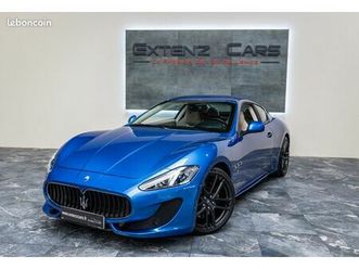 maserati granturismo sport 4.7 v8 460cv bva zf - bleu sofisticato - etat exceptionnel