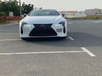 lexus-lc500-2021-22-000-km-japanese-specs-white-exterior-red-interior-luxury-perfo