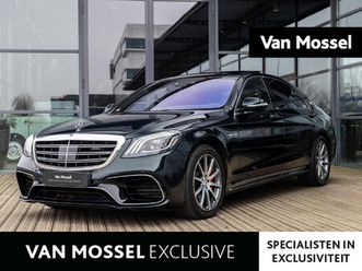 mercedes-benz s-klasse amg 63 4matic+ lang premium plus | smaragdgroen | stoelmassage | stoelventilatie | burmester | softclose | multibeam | rij-assistentiepak