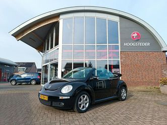 volkswagen new beetle cabriolet - 1.6 highline, leer, stoelverwarming