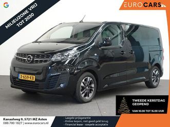 opel vivaro-e combi l2h1 75 kwh e-zafira 8 persoons navigatie airco dab camera 360 cruise control dab lichtmetalen velgen stoelverwarming