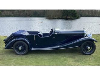 1934 bentley 3 1/2 litre dark blue manuel, 4 vitesses con...
