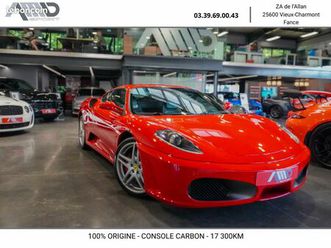ferrari f430 f1 v8 4.3 - 17 300 km - console carbon - 100% origine