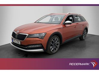 skoda superb scout 4x4 tdi business värmare cockpit b-kamera