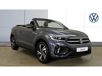 volkswagen t-roc cabriolet 1.5 tsi r-line 2dr dsg