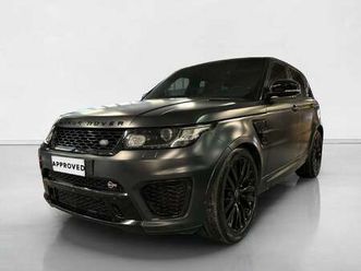 land rover range rover sport 5.0 v8 supercharged 550 cv svr del 2017 usata a monteriggioni