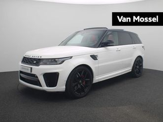 land rover range rover sport 5.0 v8 super charger svr | 575 pk | head up | carbon | adaptieve cruise | 22 inch | sportuitlaat |