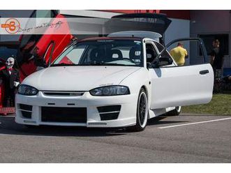 mitsubishi colt 1600 glx (show & shine tuning car - white pearl)