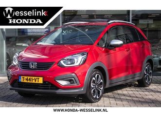 honda jazz - 1.5 e:hev crosstar -trekhaak afn. | navi | apple carplay / andr. auto