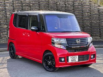 honda n-box custom|4x4|660cc|auto|g-pack|race red|ac