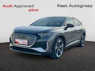 audi q4 sportback e-tron audi q4 sportback s line 40 e-tron 150,00 kw