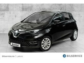 RENAULT ZOE 52kwh-edition-one-sort-skinn-varmepumpe-bose