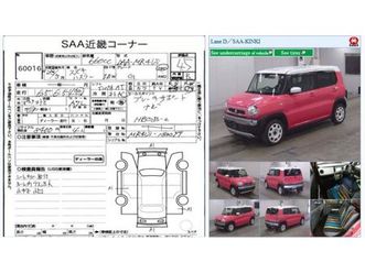 2016 - hybrid x 660cc auto kei car candy pink 5-door