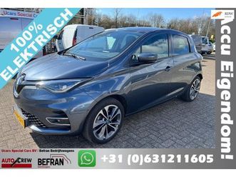 renault zoe - r135 intens 52 kwh incl. accu - koop accu / trekhaak