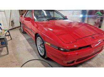 TOYOTA SUPRA 1989-toyota-supra-rouge-manuel-4-vitesses-conduite-a-dro