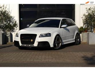 audi rs3 sportback 2.5tfsi quattro pro line s-tronic -ibis white - leder - mmi plus - blackpack - dealer oh!
