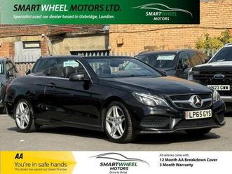 2016 mercedes-benz e class 2.1 e220 bluetec amg line cabriolet g-tronic+ euro 6 (start/stop) 2dr convert...